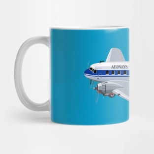 Cartoon airplane Mug